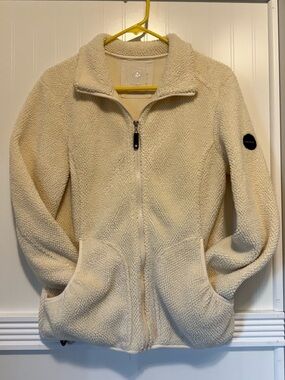 Women’s Halifax Cream Teddy Zip-Up Jacket